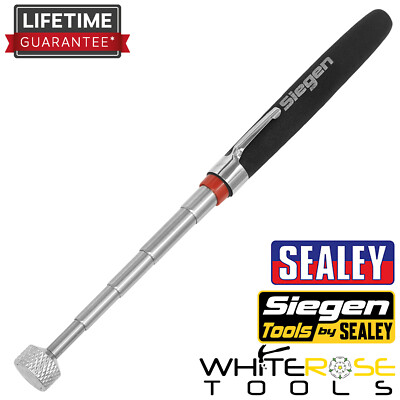 Siegen Magnetic Pick Up Tool 3.6kg Heavy Duty Telescopic Garage Household