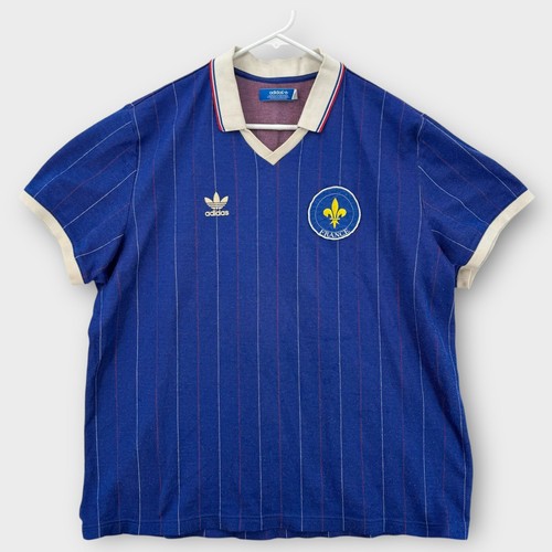 VINTAGE France National Team Shirt Adidas Mens XXL #10
