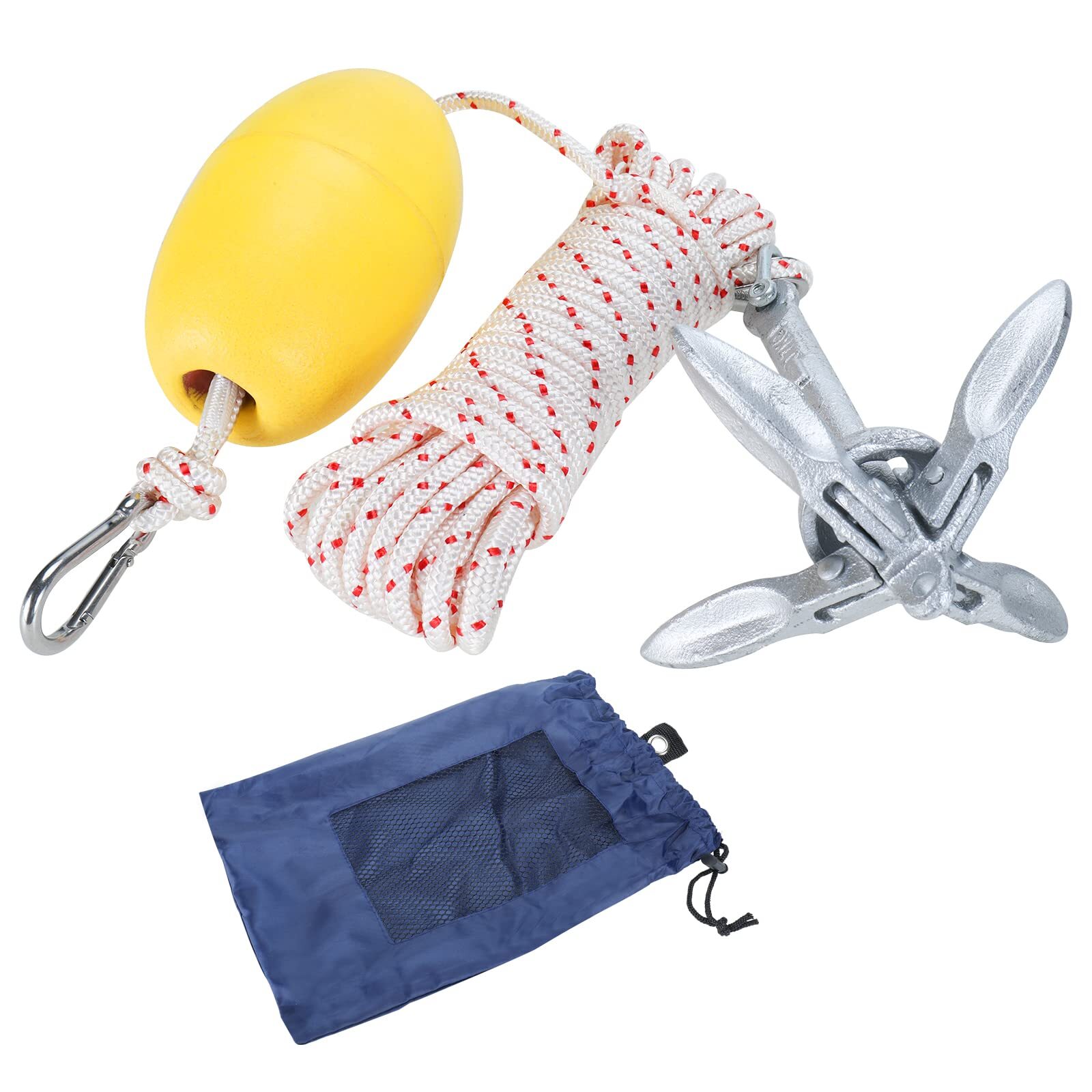 Anchor For Pwc,folding Paddle Board Anchor With Marine Rope And Buoy Ball