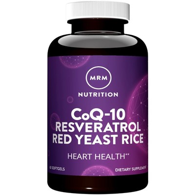 MRM (модификаторы метаболической реакции) CoQ-10 Resveratrol RYR 60 Softgel