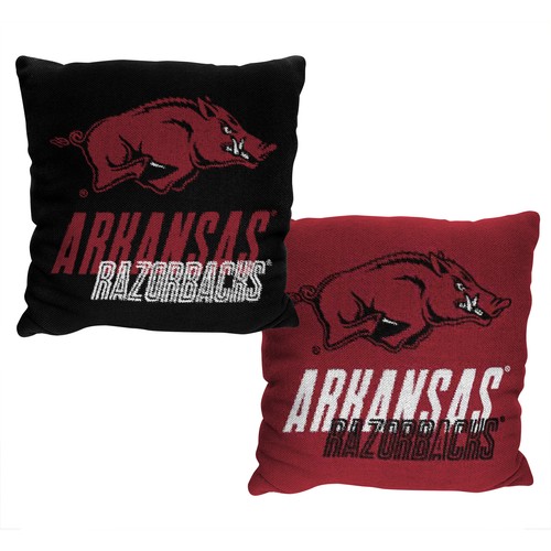 Двусторонняя подушка с жаккардовым акцентом Northwest NCAA Arkansas Razorbacks