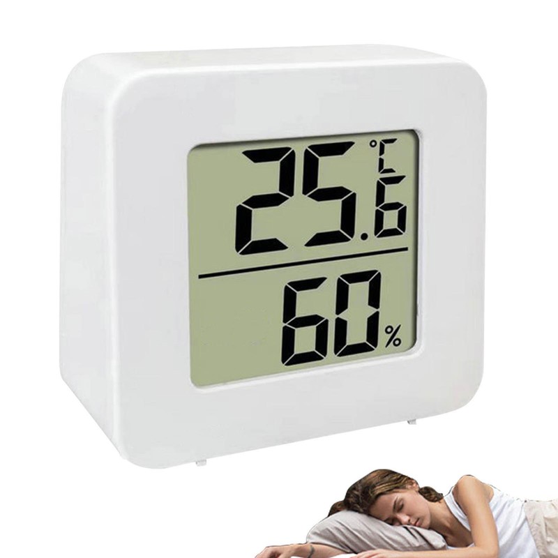 Portable Mini Digital Thermo-Hygrometer Indoor LCD Meter Room Thermometer