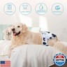 Avont 3 Pack Washable Female Dog Diapers, Premium Reusable Highly Absorbent Doggie Period Panties Durable Dog Diaper Cover -S Web/Milk/Jeans