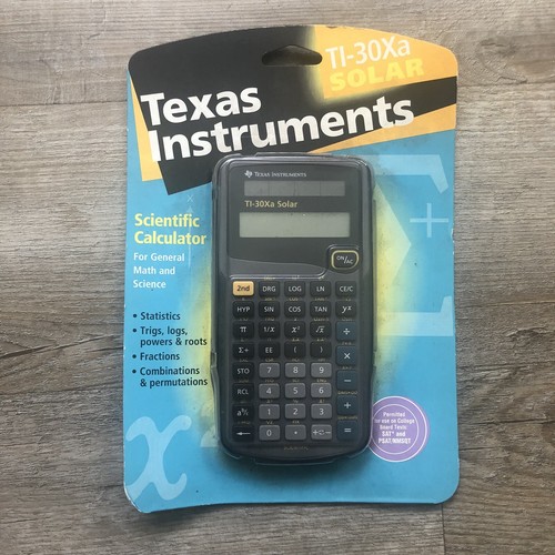 Texas Instruments TI30Xa Solar Scientific Calculator New Sealedの