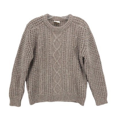 FALCARRAGH Ireland Sweater 100% Wool Fisherman Chunky Cable Knit Men's SMALL