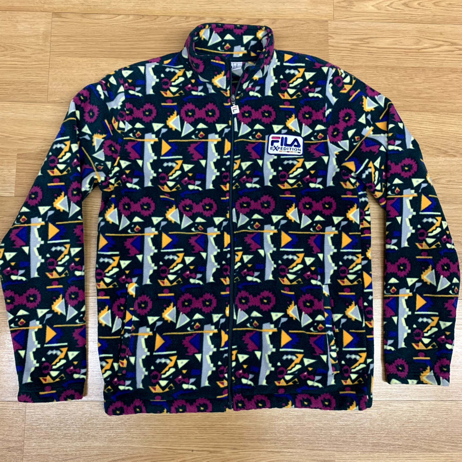FILA Expedition Limited Edition Daymond Polar Full Zip Fleece Jacket Mens Size M