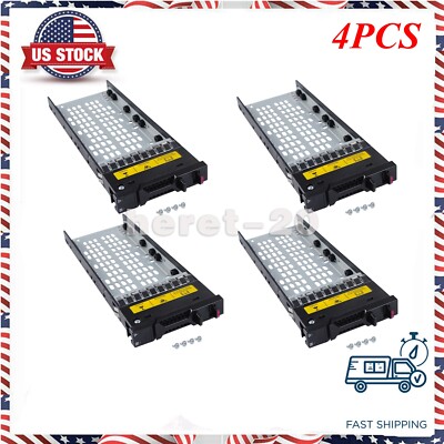4PCS 2.5'' SAS SATA HDD Caddy For HPE MSA M2 1060 2060 2040 M2 SAN P14405-001