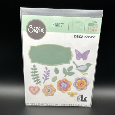 SIZZIX - METAL CUTTING DIE - THINLITS - SPRING THINGS - #663583