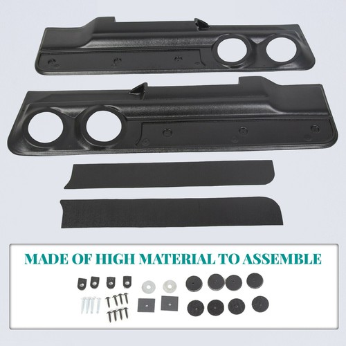 For 78-88 Monte Carlo Malibu El Camino Cutlass Regal 2-Speaker Door Panel Set