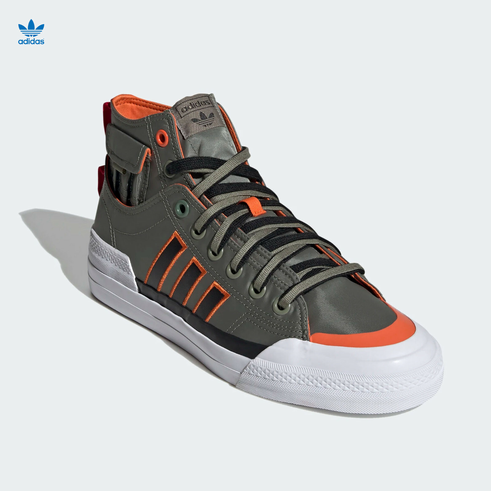 Adidas Originals Nizza Hi DL Shoes / Legacy Green GZ2655 Adidas Originals Nizza Hi DL Shoes / Legacy Green GZ2655