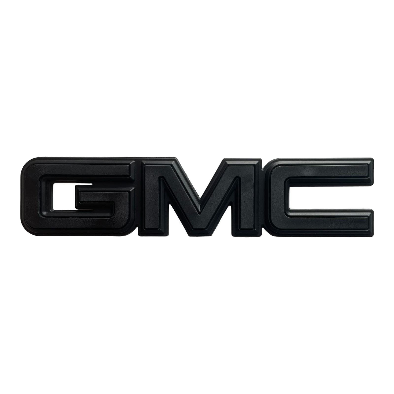 Rear Trunk Tailgate Emblem Badge Full Black For Sierra Yukon Canyon Terrain GMC