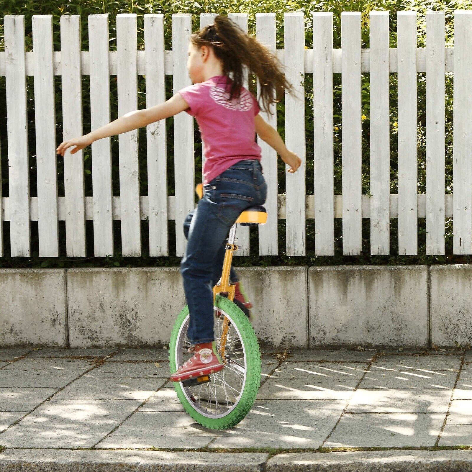 20" Unicycle Cycling Bike Skidproof Tire Balance Exercise Fitness Sport Outdoor