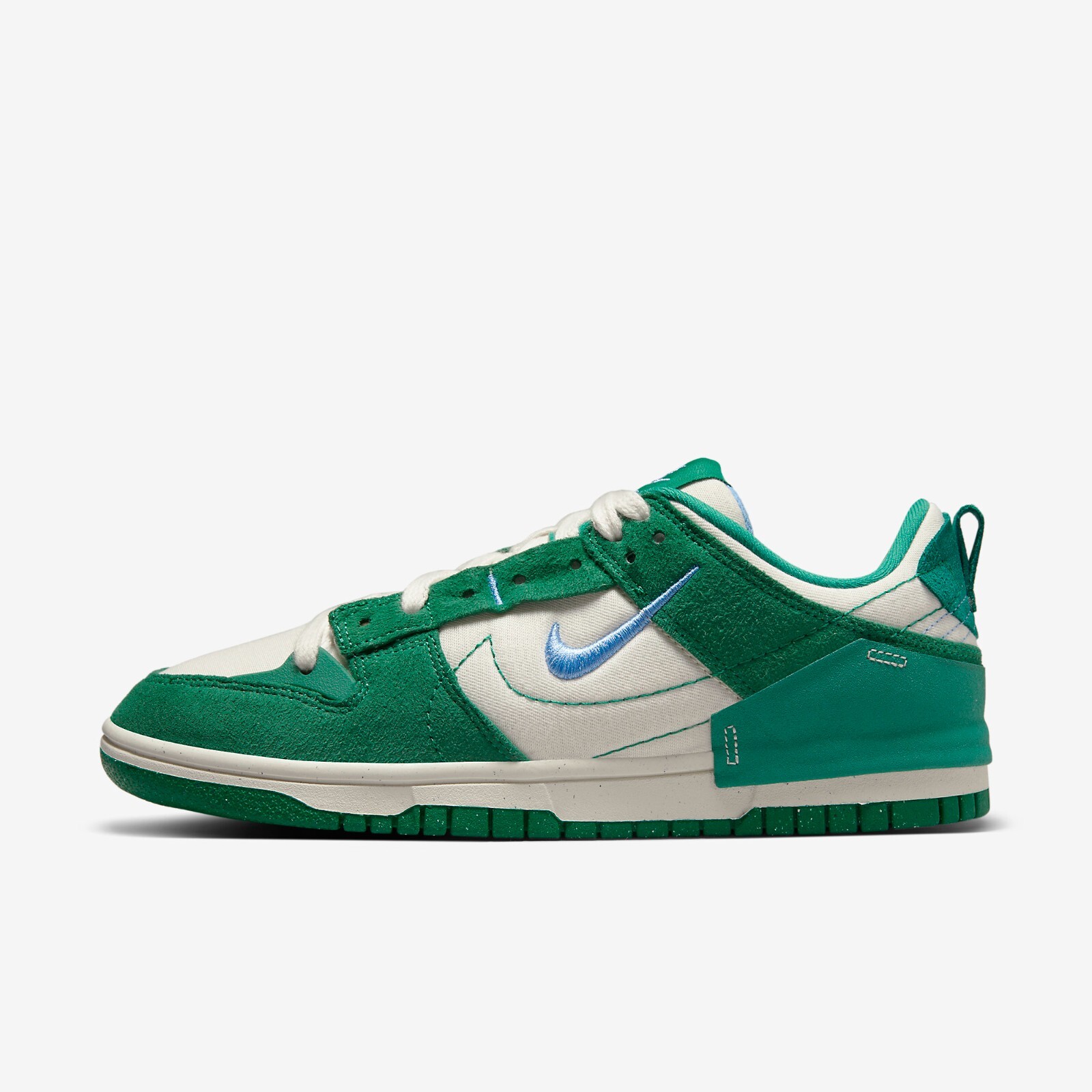 

Кроссовки Nike Dunk Low Disrupt 2 Phantom University Blue DH4402-001, Phantom/university blue/malachite, Nike Dunk Low Disrupt
