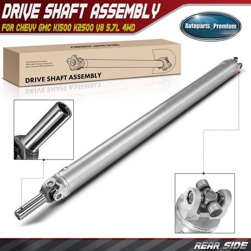 A-Premium Rear Drive Shaft Prop Shaft Driveshaft Assembly Compatible With Chevrolet Silverado 2500 HD, Silverado 3500 & GMC Sierra 2500 HD, Sierra 3500, [4WD, Crew Cab Pickup, Auto Trans, 96.0" Bed