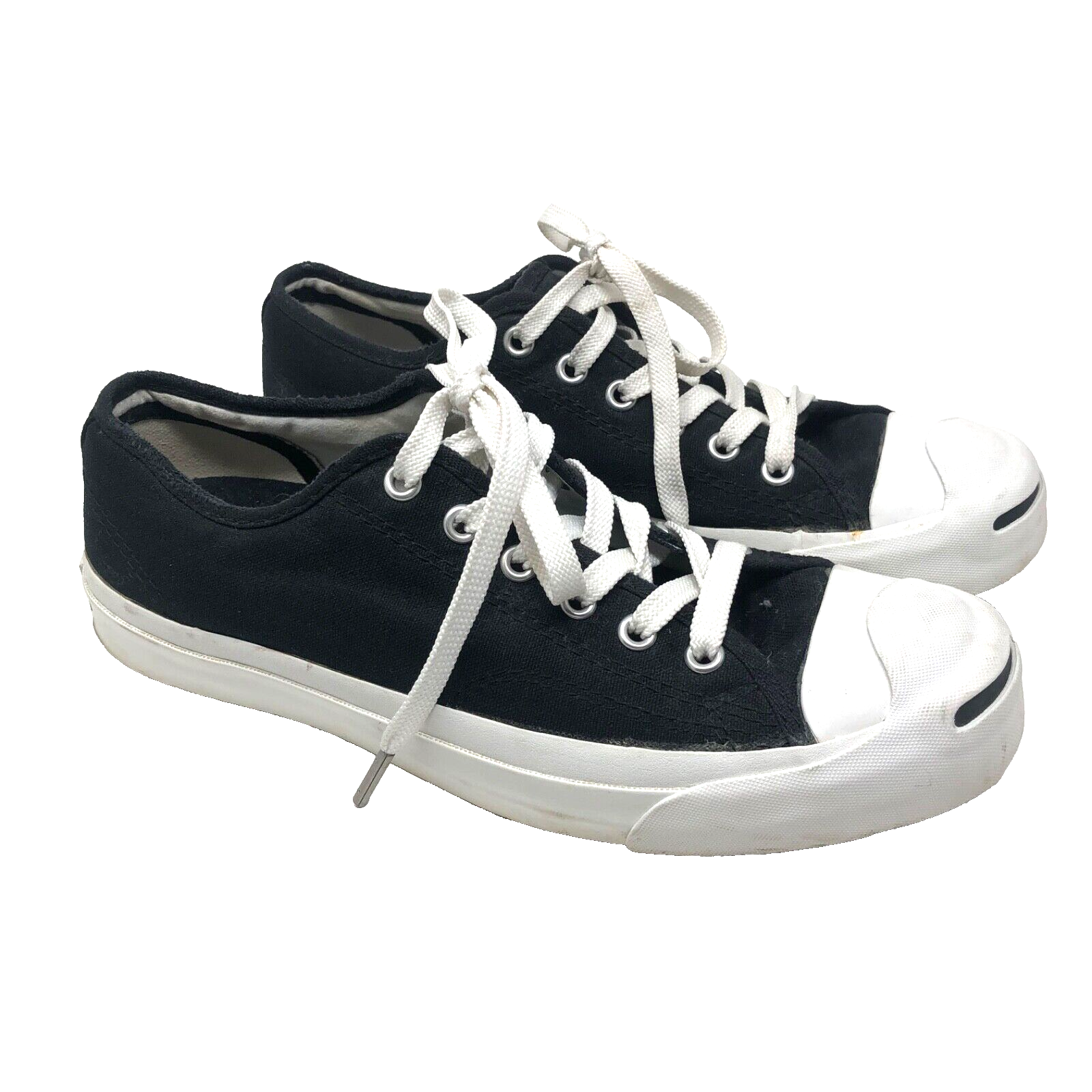 Converse Jack Parcell Low Top Sneakers Womens 8.5 Black Lace Up
