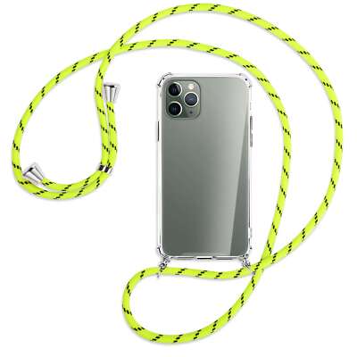 Handykette für Apple iPhone 11 Pro beige Hülle mit Band Kordel zum Umhängen