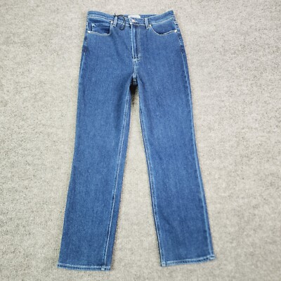 PAIGE NWOT Women's Blue California High Rise Cindy Straight Leg Ankle Jeans 30