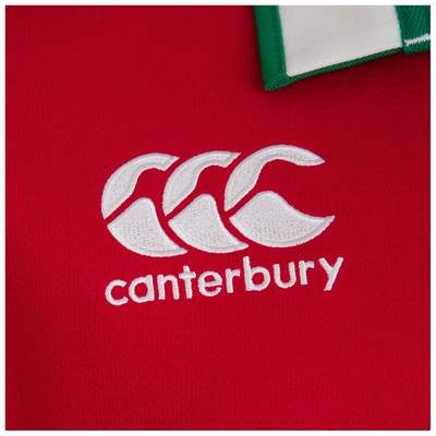 CANTERBURY BRITISH & IRISH LIONS 2021 CLASSIC SHORT SLEEVE JERSEY RED - CANTERBURY- MENS