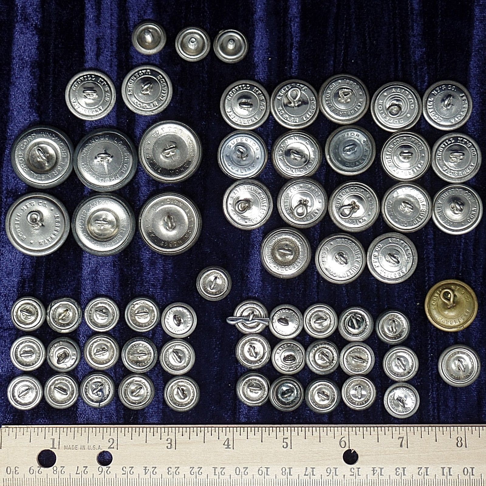 Lot of Vintage Military Buttons