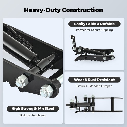 AHM Hydraulic Thumb Clip Attachment for Mini Excavator Small Digger Crawler