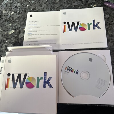 Apple iWork '09 Install DVD Full Retail Version for Mac