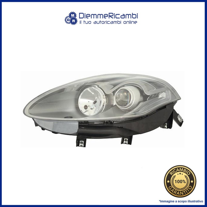 Phare Avant Gauche Parabole Gris FlÃ¨Che Blanche Sx Pour Fiat Bravo 10- >