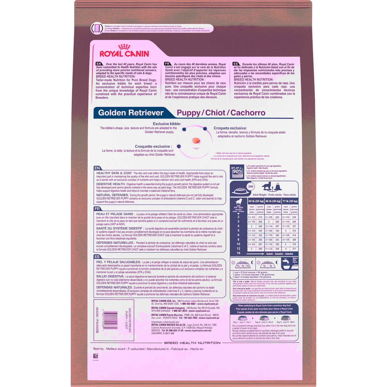 Royal Canin Golden Retriever Puppy Dry Dog Food, 30-lb bag