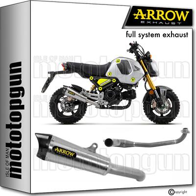 ARROW FULL SYSTEM EXHAUST RC X-KONE NICHROM C HONDA MSX 125 GROM 21/23