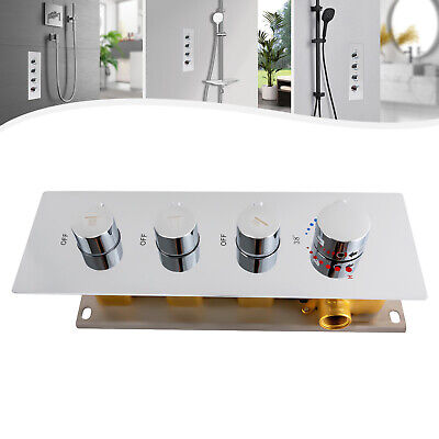 Shower Diverter Flow Control Valve Kit Shower Brass Thermostatic Valve 3/4/5 Way