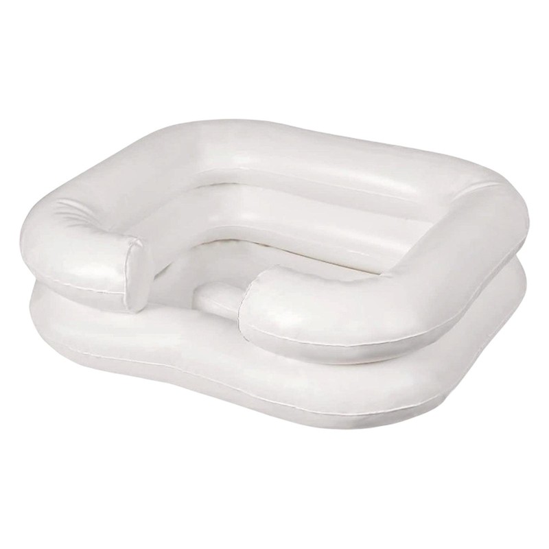 Bed Rest Nursing Aid Sink Portable With Drain Shampoo Basin Tub Shampoo Tray