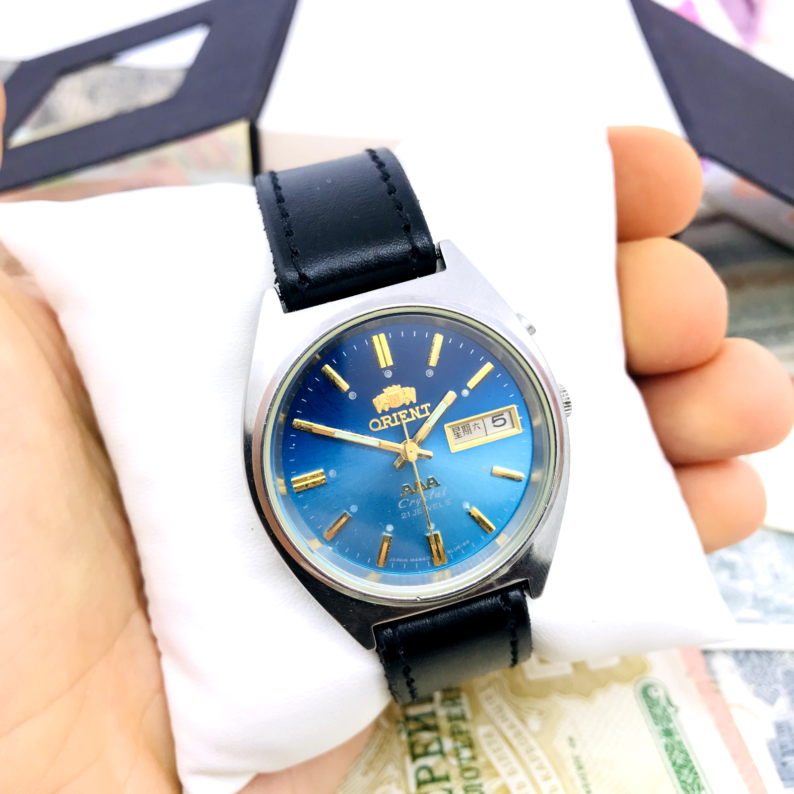 5626 希少☆ ORIENT Calendar Orient AAA H148909 手巻き21