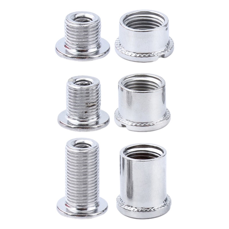 3pcs Crank Screws Bike Chainring Screws Crankset Bolts Steel Nut Lightweight