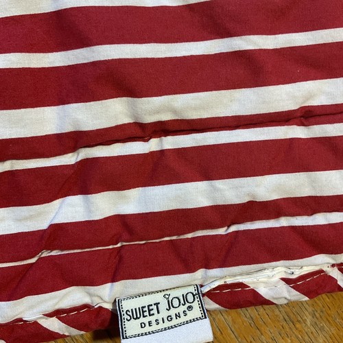 SWEET JOJO DESIGNS NURSERY/CRIB 4-PIECE SET - VINTAGE AIRPLANES - RED/WHITE/BLUE