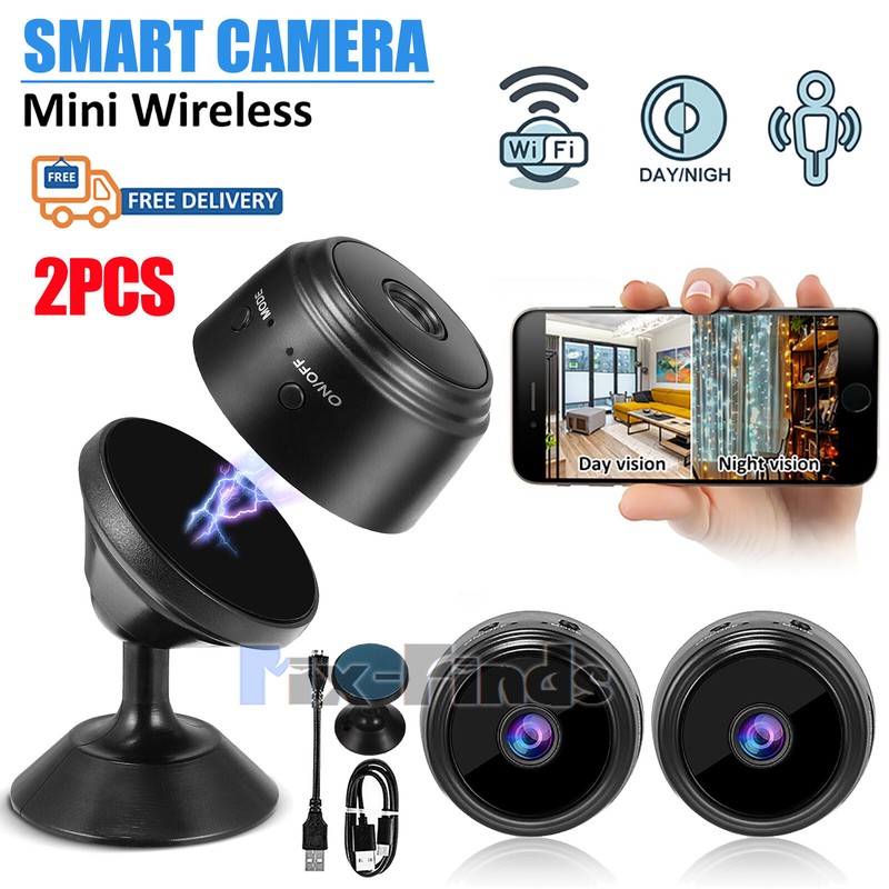 Smart Home Security Camera Wifi Mini Night Vision 1080P In/