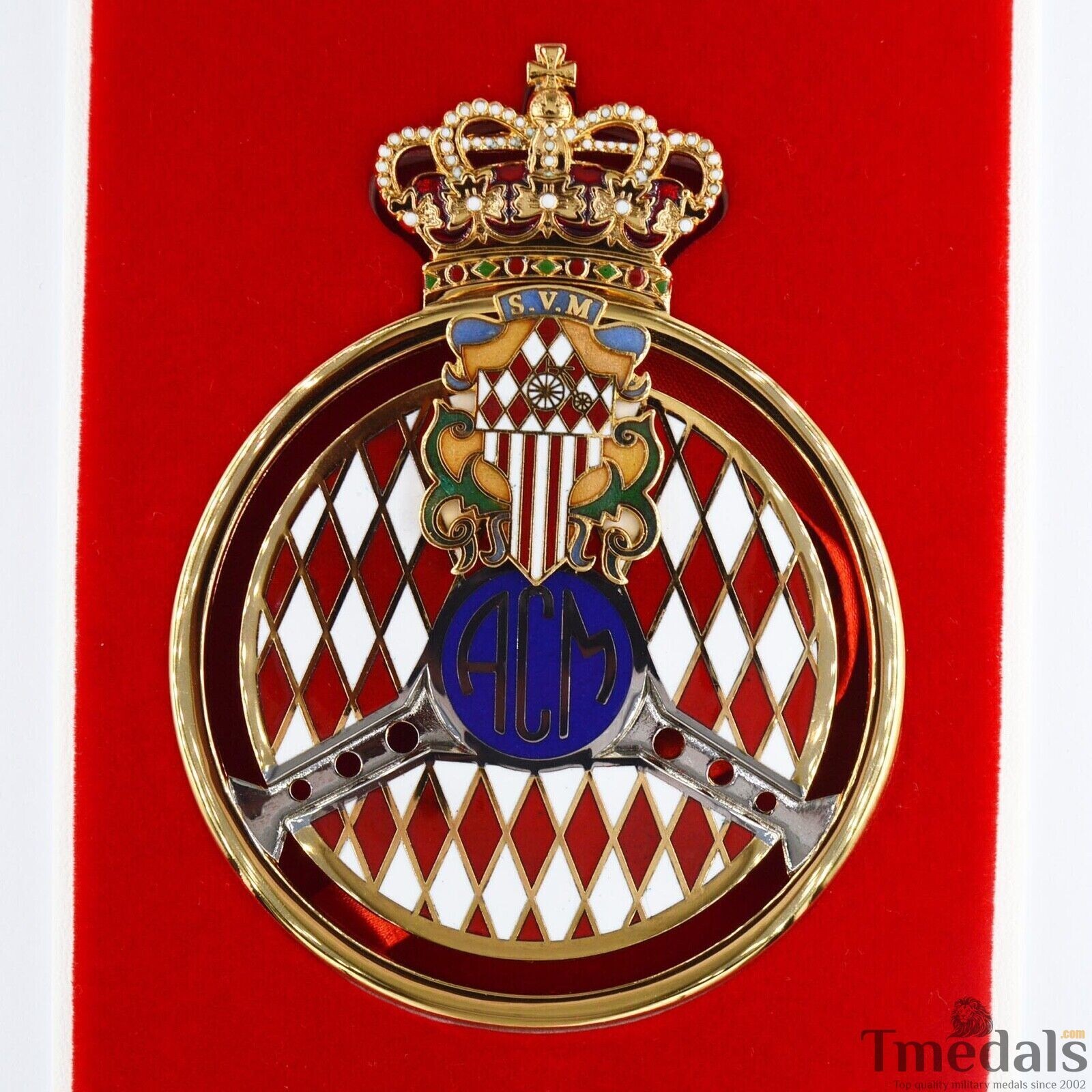 銅メダル　AUTOMOBILE CLUB DE L'ILE DE FRANCE Vintage Car Badge Automobile Club De L'ile De Paris, France