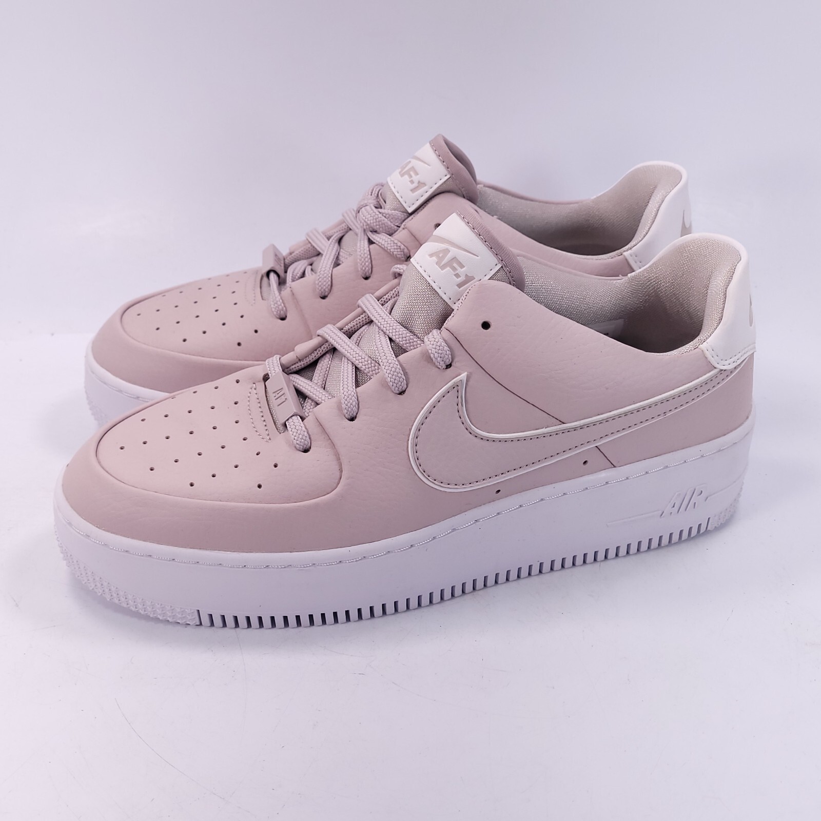 Nike Air Force 1 Sage Athletic Lace Up Shoe Womens Size 10 CJ1642-002 Pink  | eBay