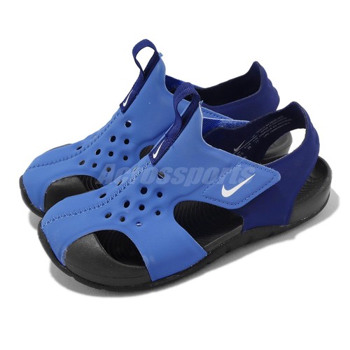 

Сандалии Nike Sunray Protect 2 PS Signal Blue Slip On Kids Preschool 943826-403, Синий, Sunray Protect 2 Ps