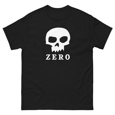 Zero skate zero skateboards skull retro skateboarding t