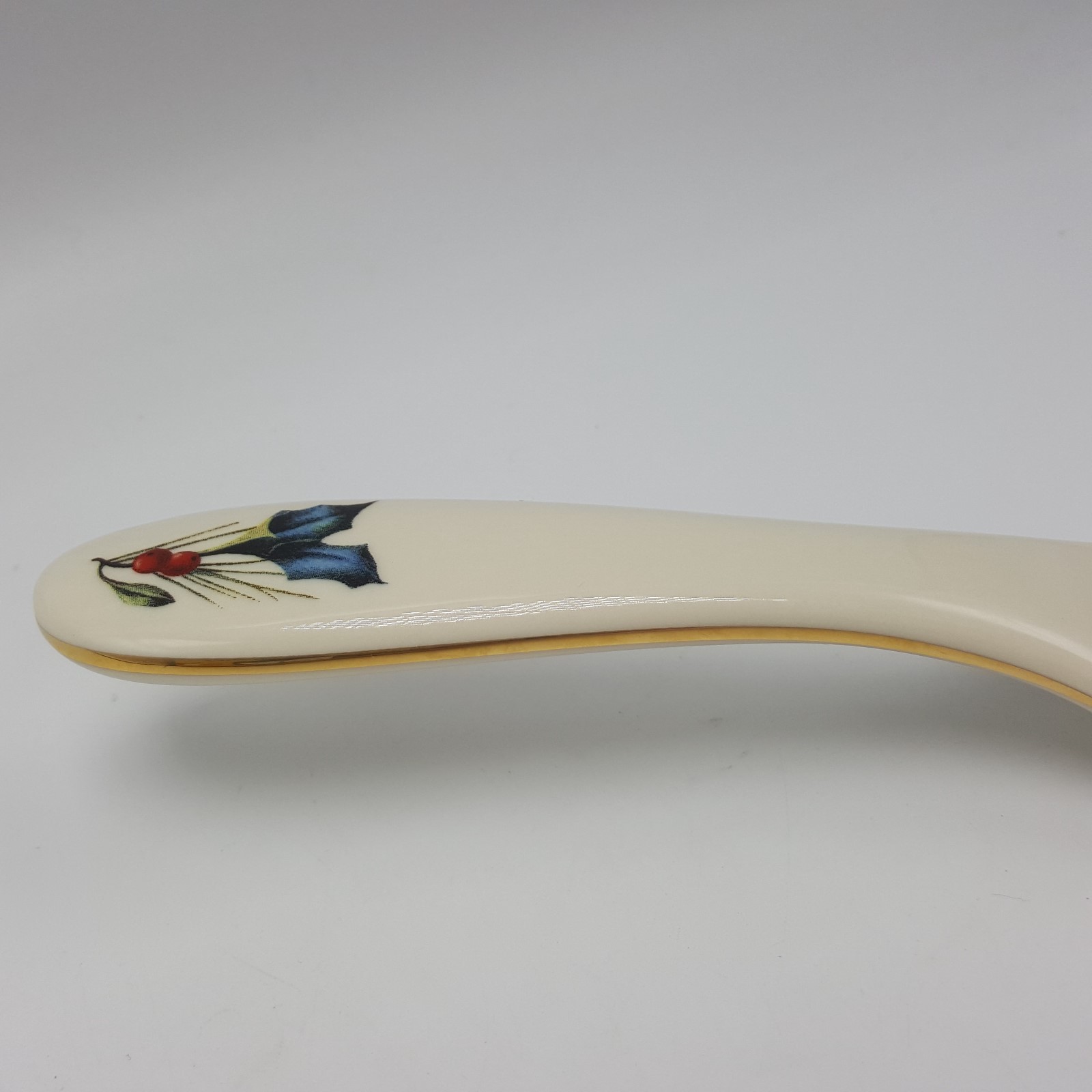 Lenox Winter Greetings cardinal Pie Server Ceramic Holiday Christmas