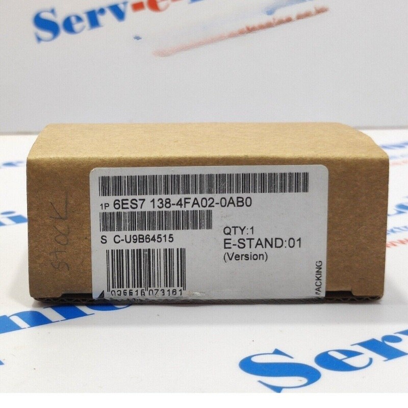 New Siemens 6es7138-4fa02-0ab0 6es7 138-4fa02-0ab0 Simatic Dp Electron Module F