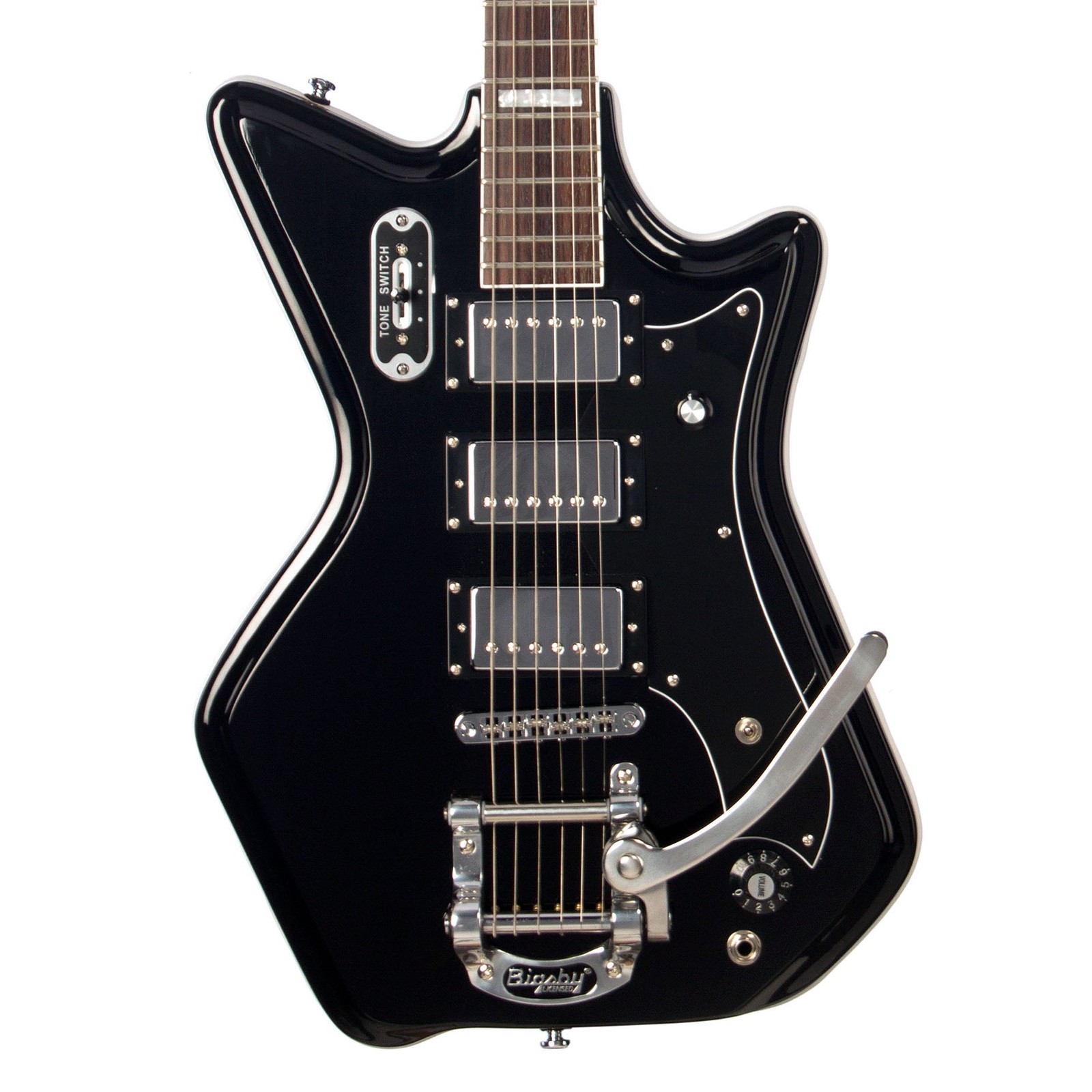 Airline Guitars Jetsons '59 3P Ripley Custom Black | eBay