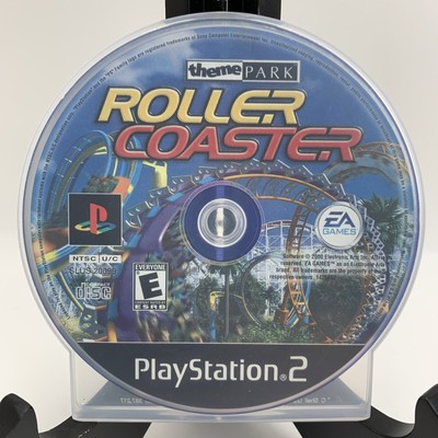 Theme Park Roller Coaster (PlayStation 2 2000) PS2 Game Disc Only No Manual Case