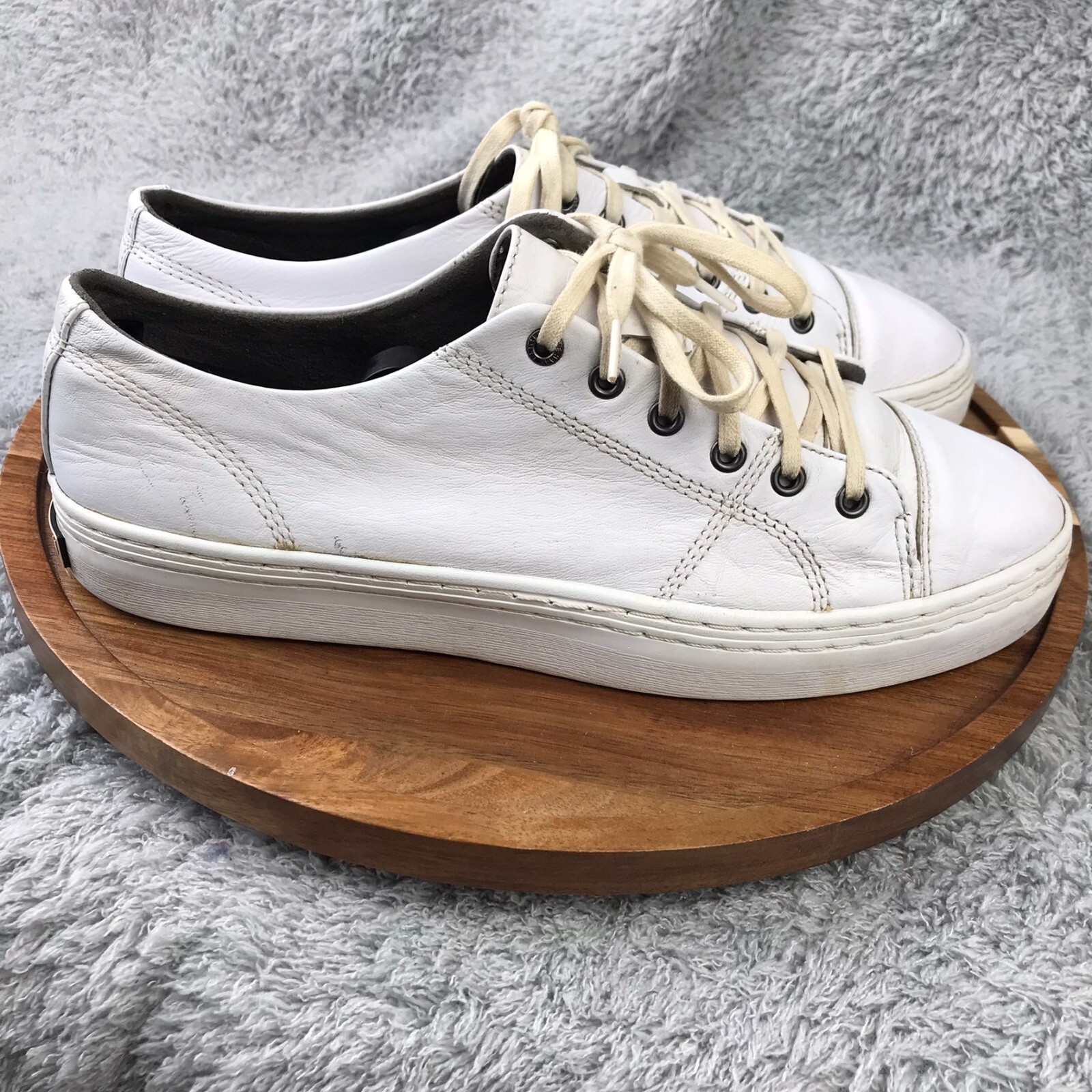 Cole Haan Grand OS Tennis Shoes Mens 8.5M White Leather