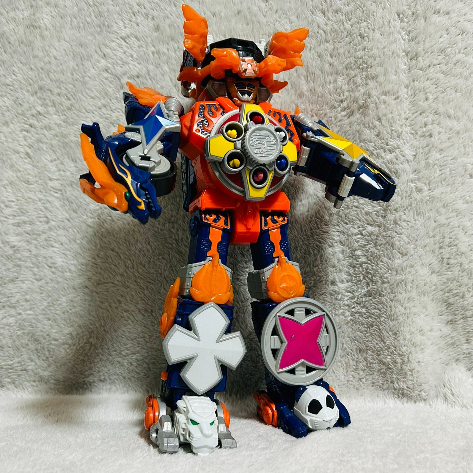 BANDAI Japan Megazord Power Rangers Ninja Steel Sentai