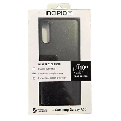 Incipio DualPro Classic Case for Samsung Galaxy A50 Jet Black New