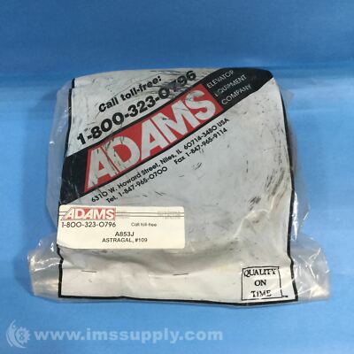 Adams Elevator A853J Reversing Astragal Door Seal FNFP