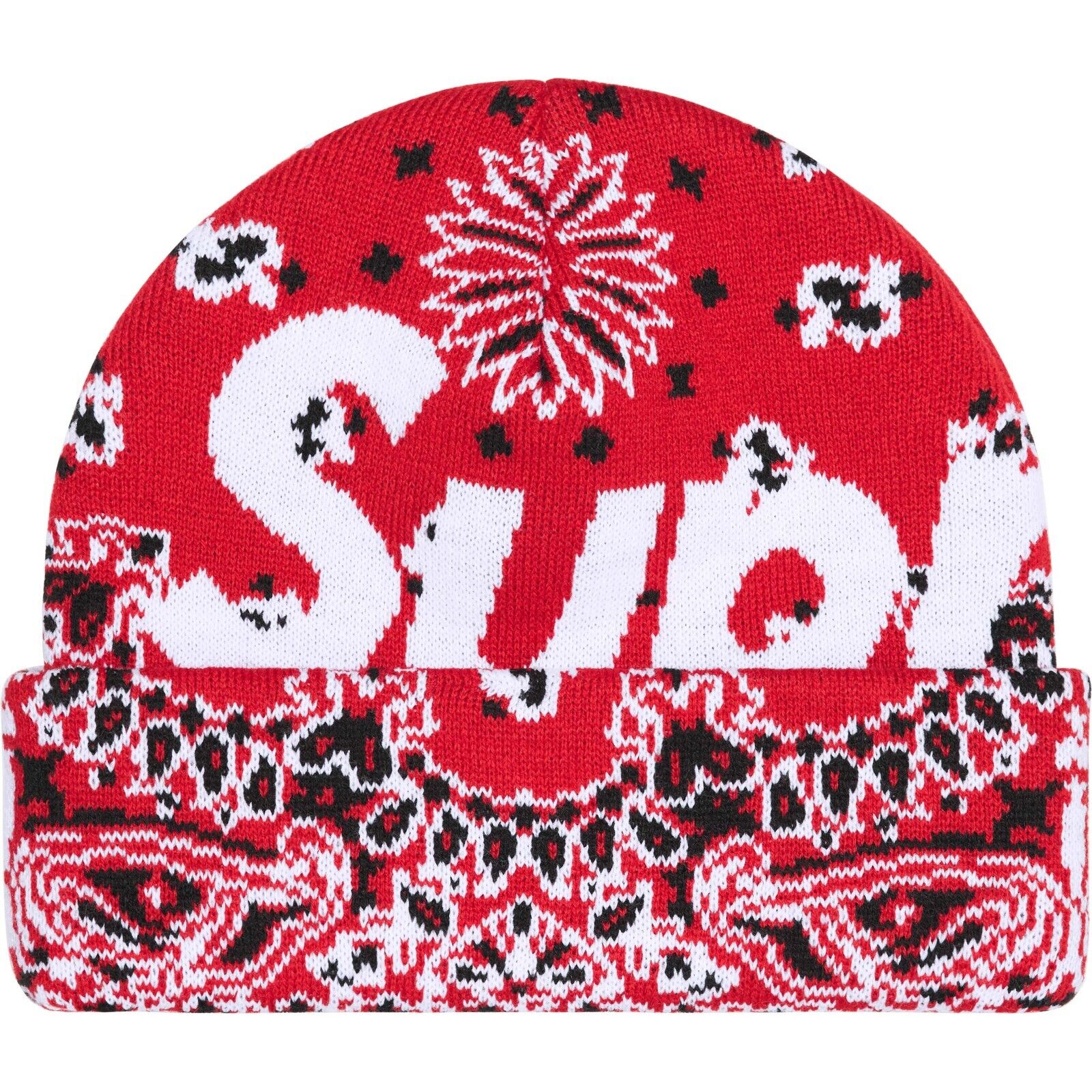 Supreme Big Logo Beanie (Red Bandana) | eBay Supreme Big Logo Beanie (Red Bandana) | eBay