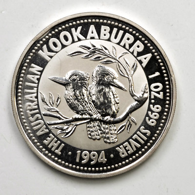 AUSTRALIA Elizabeth II 1 Dollar Kookaburra 1994 - Argento/Silver