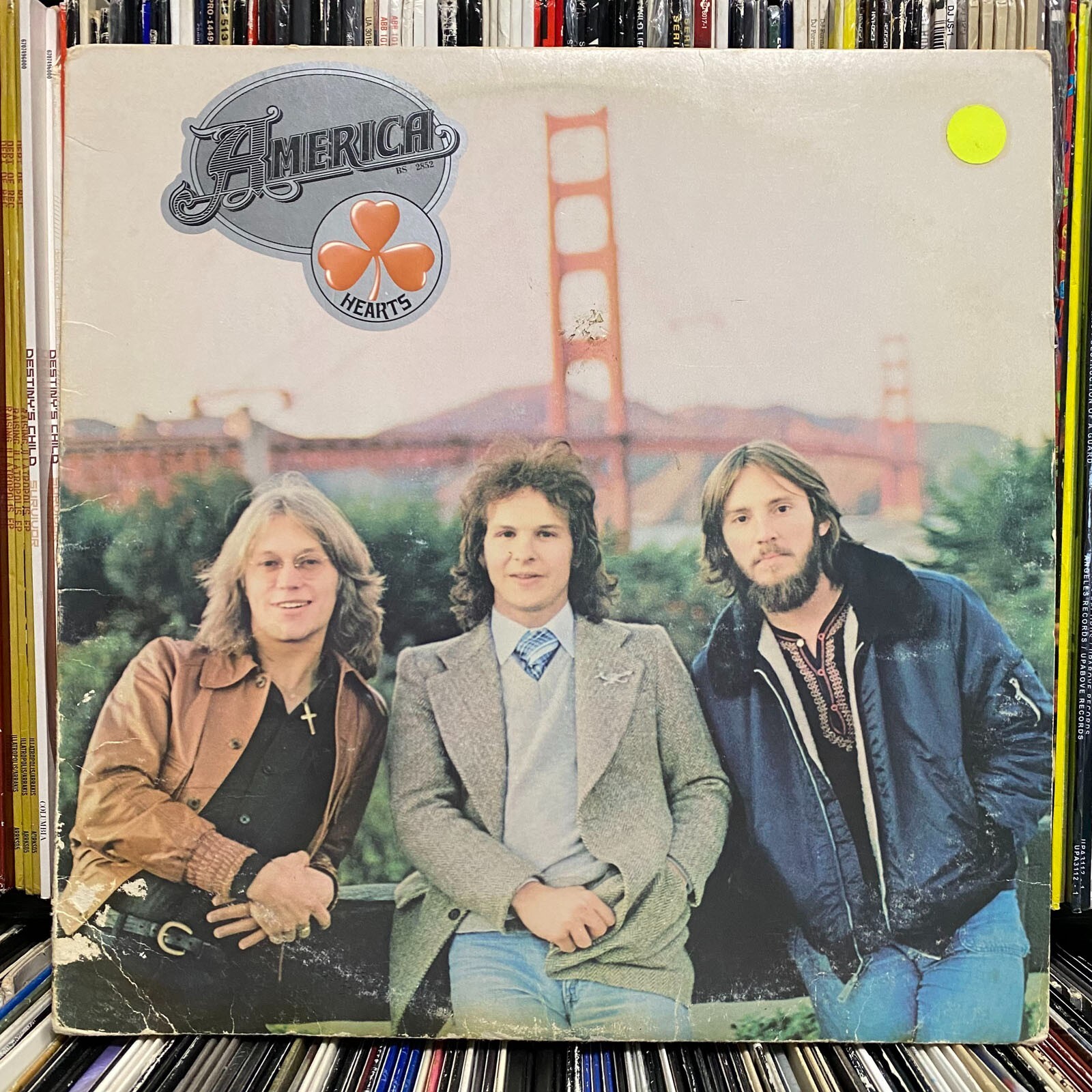 AMERICA - HEARTS (VINYL LP) 1975!! RARE!! RCA MUSIC SERVICE