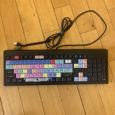 Logickeyboard ASTRA Backlit Keyboard for Adobe Premiere Pro CC. Avid, 2-missing